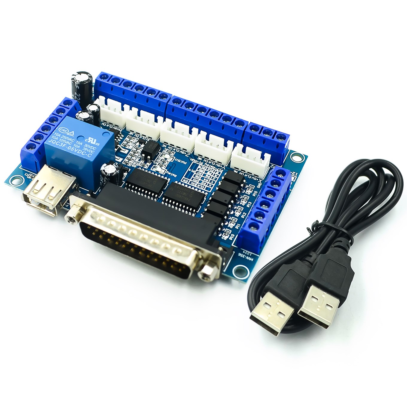 5 Axis Cnc Breakout Board Interface Mach3 - Ulepszony 5-osiowy adapter interfejsu CNC z