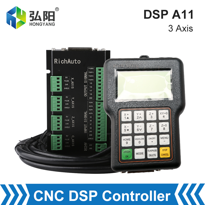 Sterownik CNC Richauto DSP A11 – Richauto A11 Dsp Controller 3 Axis recenzja i cena