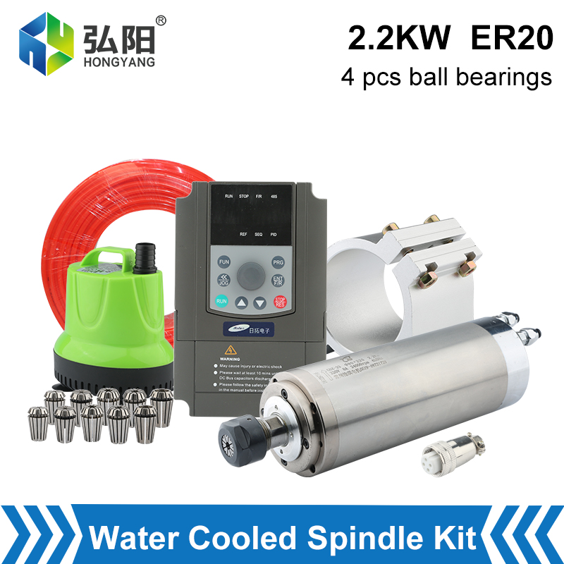 Zestaw wrzeciona chłodzonego w – 2.2Kw Water Cooled Spindle Kit Vfd recenzja i cena
